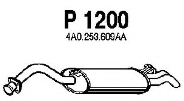 FENNO P1200 Глушитель выхлопных газов конечный