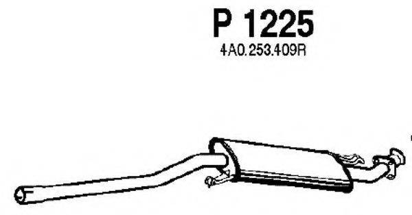 FENNO P1225 Средний глушитель выхлопных газов