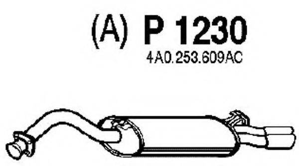 FENNO P1230 Глушитель выхлопных газов конечный