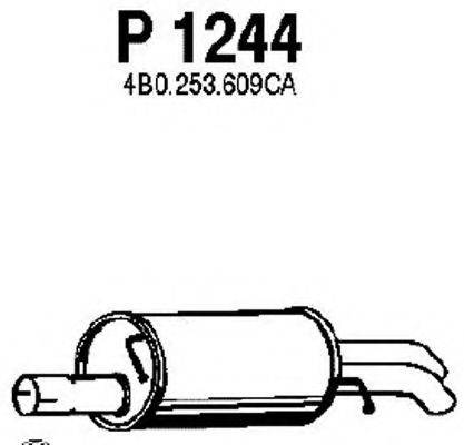 FENNO P1244 Глушитель выхлопных газов конечный