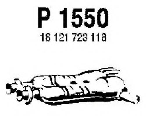 FENNO P1550 Средний глушитель выхлопных газов