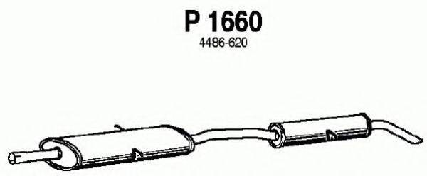 FENNO P1660 Глушитель выхлопных газов конечный