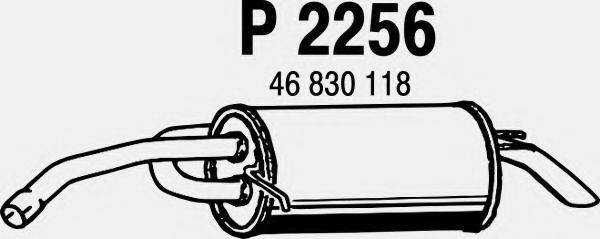 FENNO P2256 Глушитель выхлопных газов конечный