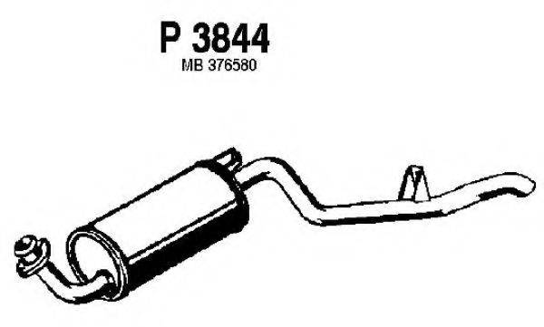 FENNO P3844 Глушитель выхлопных газов конечный