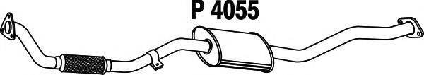 FENNO P4055 Средний глушитель выхлопных газов