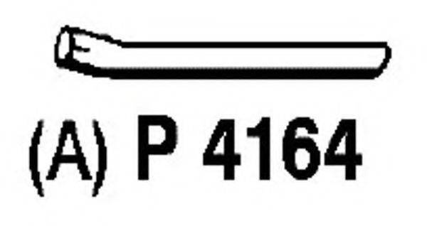 FENNO P4164 Труба выхлопного газа