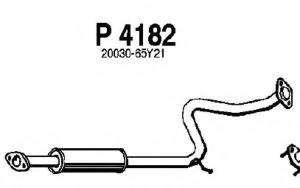 FENNO P4182 Средний глушитель выхлопных газов