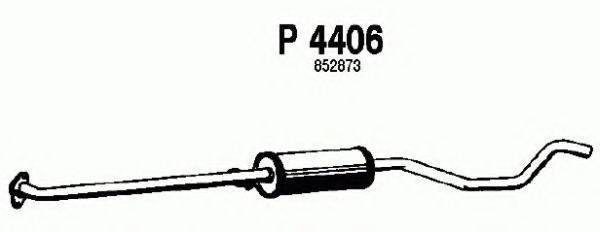 FENNO P4406 Средний глушитель выхлопных газов