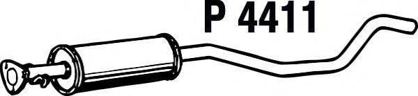 FENNO P4411 Средний глушитель выхлопных газов