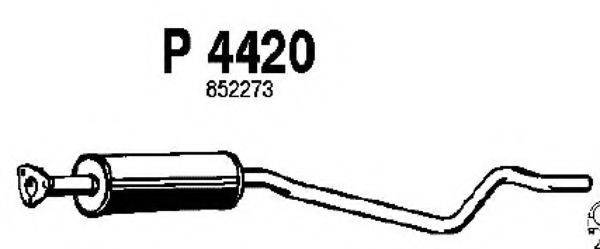 FENNO P4420 Средний глушитель выхлопных газов