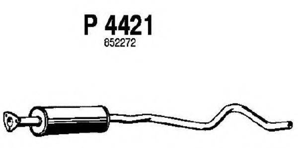 FENNO P4421 Средний глушитель выхлопных газов