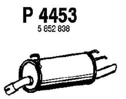 FENNO P4453 Глушитель выхлопных газов конечный