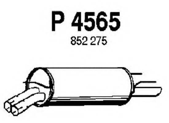 FENNO P4565 Глушитель выхлопных газов конечный