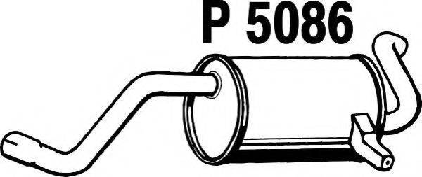 FENNO P5086 Глушитель выхлопных газов конечный