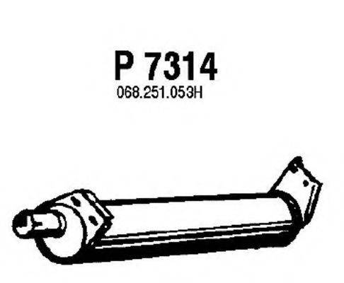 FENNO P7314 Глушитель выхлопных газов конечный