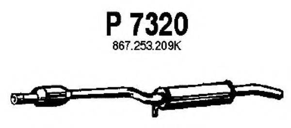 FENNO P7320 Средний глушитель выхлопных газов