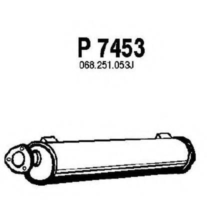 FENNO P7453 Глушитель выхлопных газов конечный