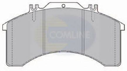 Комплект тормозных колодок, дисковый тормоз COMLINE CBP9016