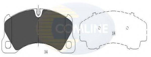 COMLINE CBP06039 Комплект тормозных колодок, дисковый тормоз