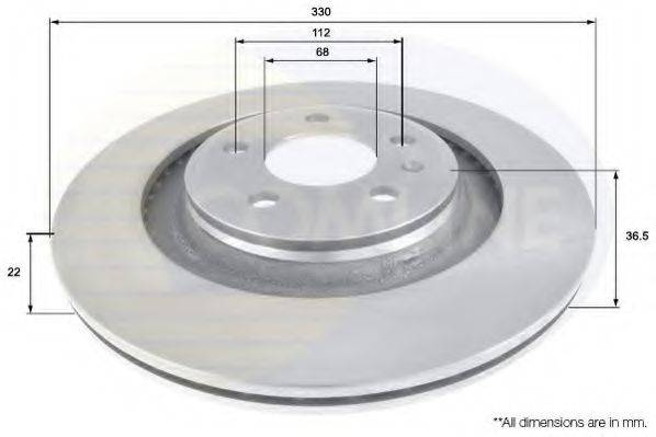 Тормозной диск COMLINE ADC1486V