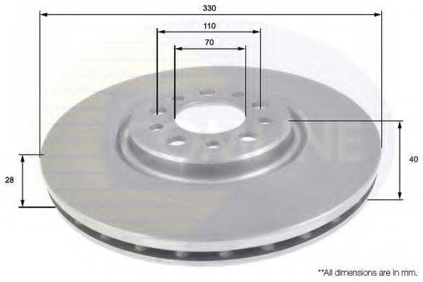 COMLINE ADC1827V Тормозной диск