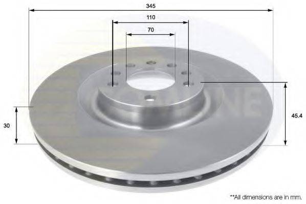 COMLINE ADC1155V Тормозной диск