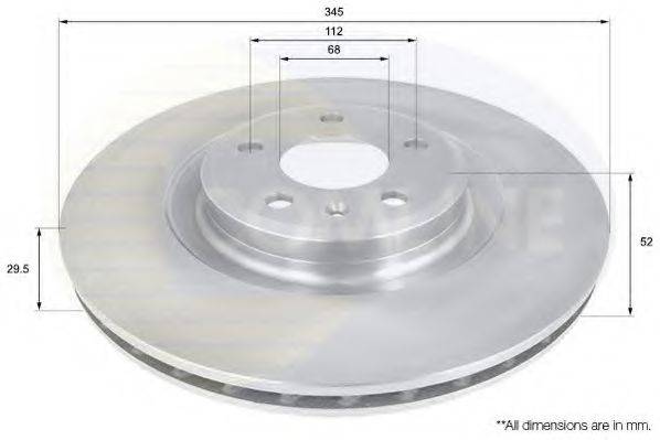 Тормозной диск COMLINE ADC1479V