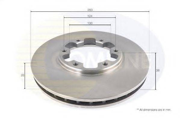 Тормозной диск COMLINE ADC0291V