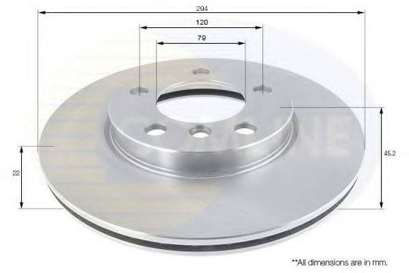 Тормозной диск COMLINE ADC1775V