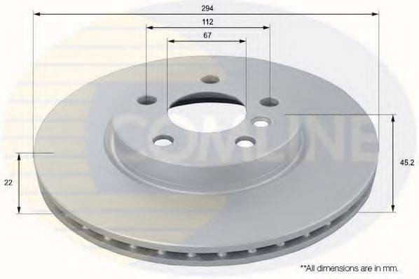 COMLINE ADC1792V Тормозной диск