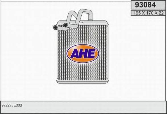 AHE 93084 Теплообменник, отопление салона