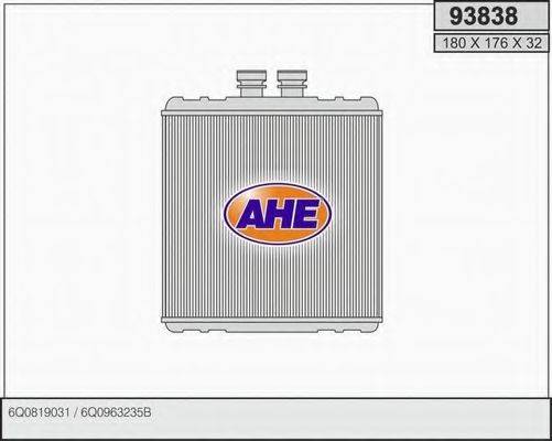 AHE 93838 Теплообменник, отопление салона