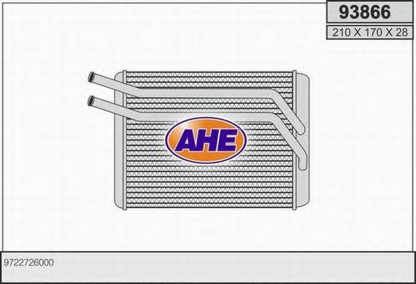 AHE 93866 Теплообменник, отопление салона