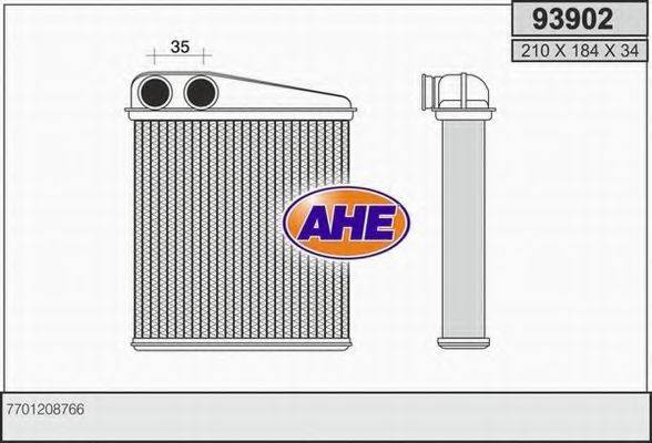 Теплообменник, отопление салона AHE 93902