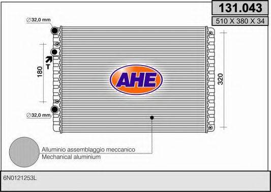 AHE 131043 Радиатор, охлаждение двигателя