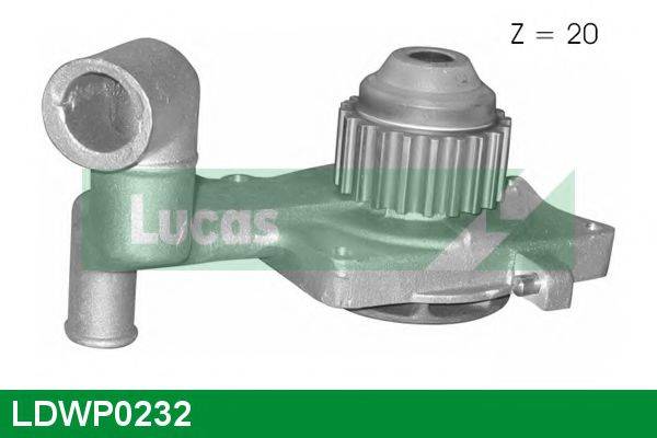LUCAS ENGINE DRIVE LDWP0232 Водяной насос