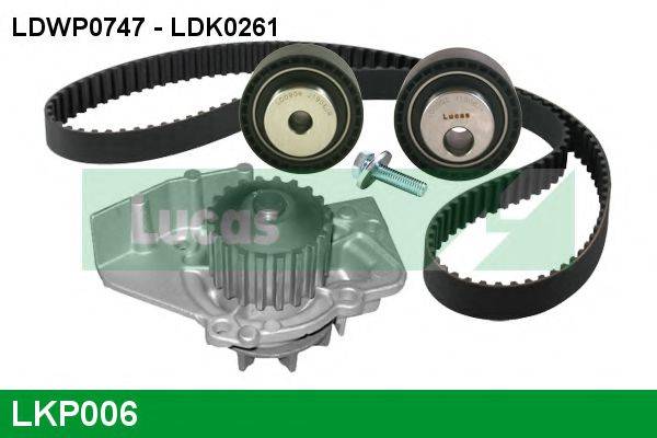 Водяной насос + комплект зубчатого ремня LUCAS ENGINE DRIVE LKP006