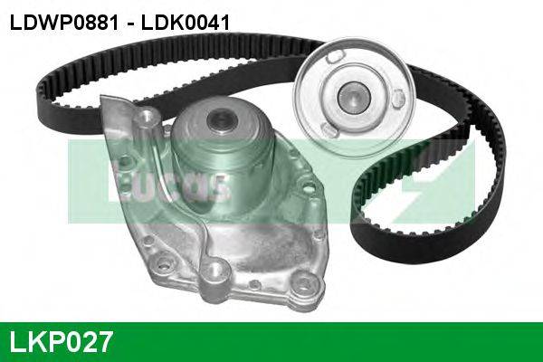LUCAS ENGINE DRIVE LKP027 Водяной насос + комплект зубчатого ремня