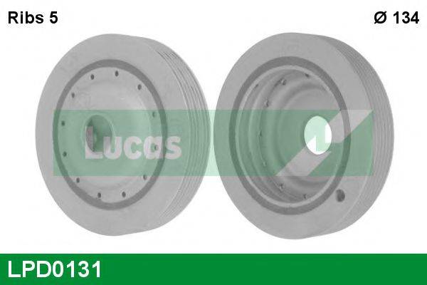 Ременный шкив, коленчатый вал LUCAS ENGINE DRIVE LPD0131