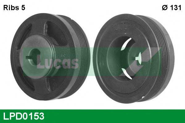 LUCAS ENGINE DRIVE LPD0153 Ременный шкив, коленчатый вал