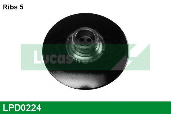 Ременный шкив, коленчатый вал LUCAS ENGINE DRIVE LPD0224