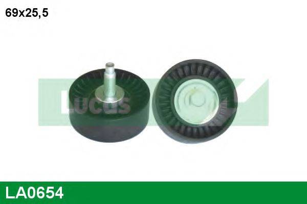 Паразитный / ведущий ролик, поликлиновой ремень LUCAS ENGINE DRIVE LA0654