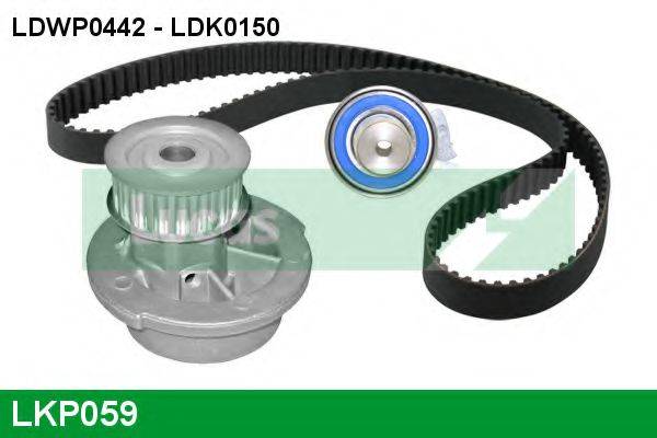 Водяной насос + комплект зубчатого ремня LUCAS ENGINE DRIVE LKP059