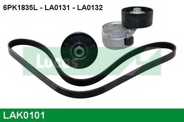Поликлиновой ременный комплект LUCAS ENGINE DRIVE LAK0101