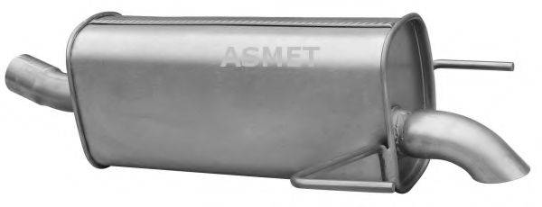 Глушитель выхлопных газов конечный ASMET 05.184