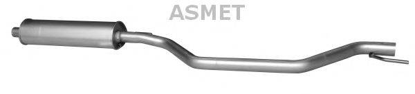 ASMET 05175 Средний глушитель выхлопных газов