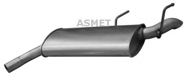 ASMET 05176 Глушитель выхлопных газов конечный