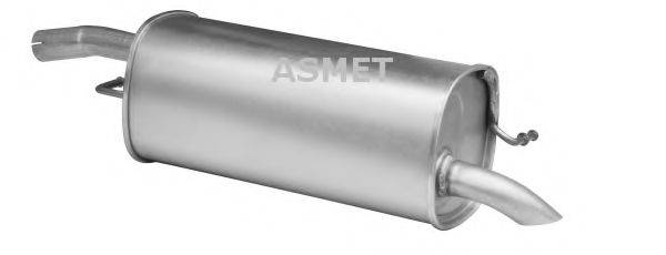ASMET 07180 Глушитель выхлопных газов конечный