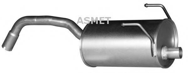 ASMET 16059 Глушитель выхлопных газов конечный