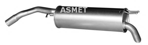 ASMET 16038 Глушитель выхлопных газов конечный